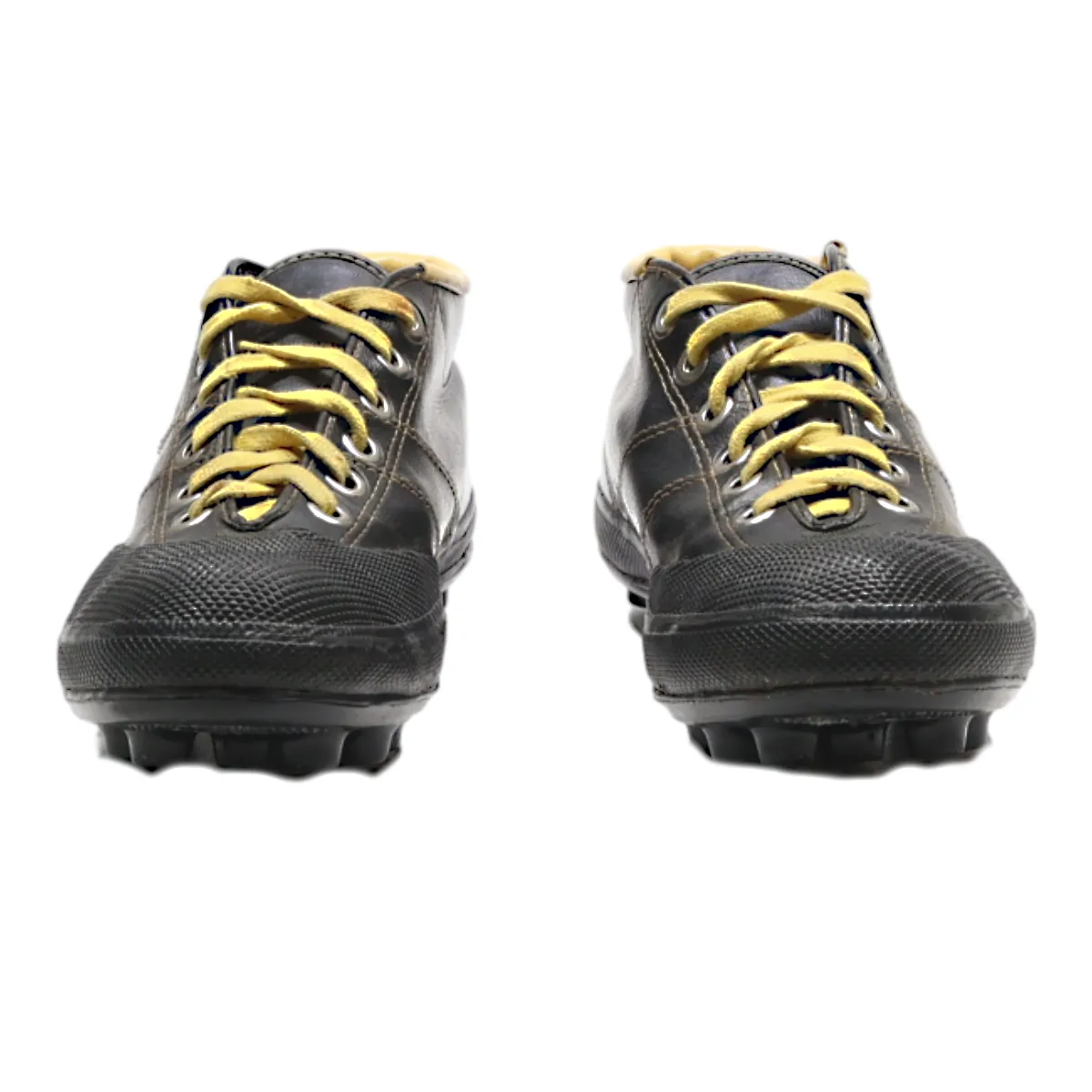 JLCO Football Shoes Sneaker Trainers Black Leather Mens UK 6.5
